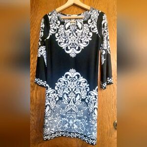 Haani Dress Sz S Black & White